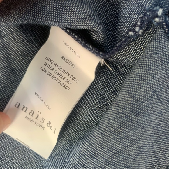 Anais & I Denim Button Down Shirt - Picture 3 of 4
